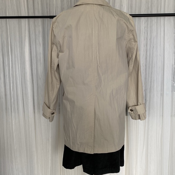 Liz Claiborne Lizwear jeans short, boxy fit trench jacket Size Small Petite - Picture 3 of 12